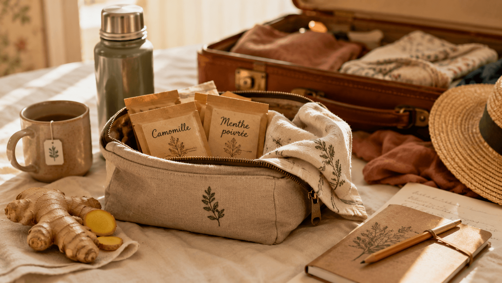Ma trousse à plantes des vacances :